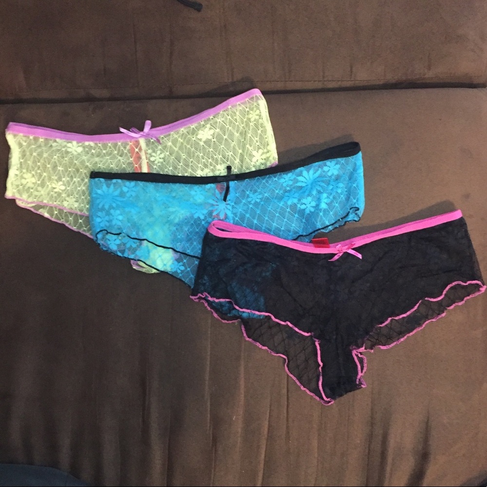 NWOT - 3 pair of Hot Kiss panties size Med